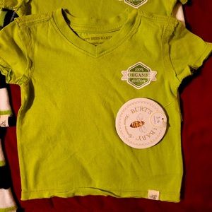 Burts bees baby v neck tshirt